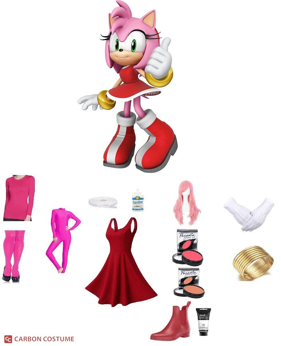 Amy Rose from Sonic the Hedgehog Costume, Carbon Costume